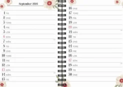 Kalender Life Planner 2026 A6 Floral
