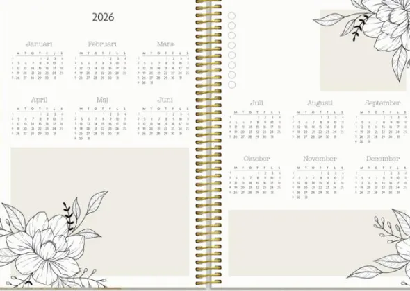 Kalender Life Planner Bloom A5 2026-2027