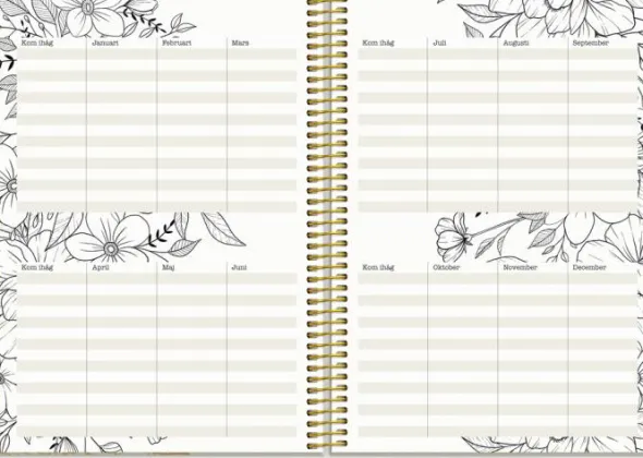 Kalender Life Planner Bloom A5 2026-2027