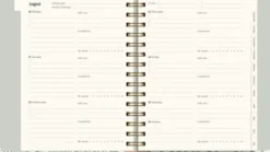 Kalender Life Planner Decor Green Flow 2026-2027