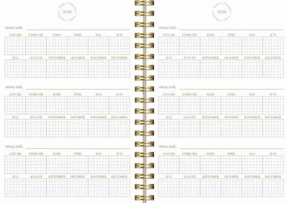 Kalender Life Planner 2026 Essentials A6
