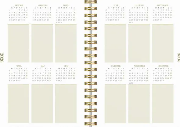 Kalender Life Planner 2026 Essentials A6