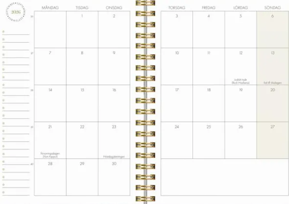 Kalender Life Planner 2026 Essentials A6