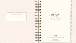Kalender Life Planner Pastel Flowers 2026-2027