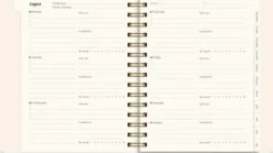Kalender Life Planner Pastel Flowers 2026-2027
