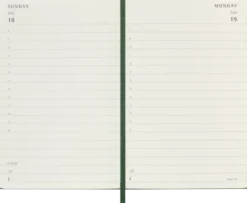 Kalender Moleskine Daily Hard Pocket Myrtle Green 2027