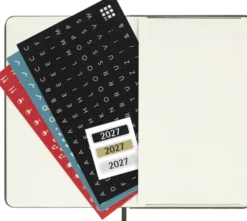 Kalender Moleskine Daily Hard Pocket Myrtle Green 2027