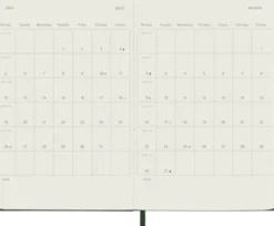 Kalender Moleskine Daily Hard Pocket Myrtle Green 2027