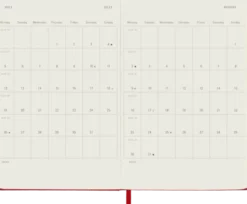 Kalender Moleskine Daily Hard Pocket Red 2027