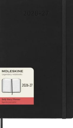 Kalender Moleskine Daily Planner Hard Large 26/27