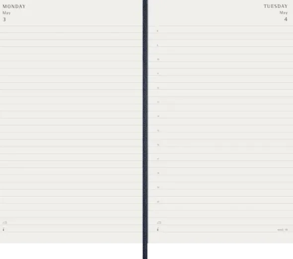 Kalender Moleskine Daily Soft Large Sapphire Blue 2027
