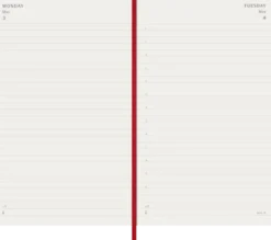 Kalender Moleskine Daily Soft Large Red 2027