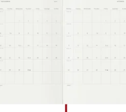 Kalender Moleskine Daily Soft Large Red 2027