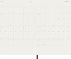 Kalender Moleskine Horizontal Weekly Black Soft Pocket 2027