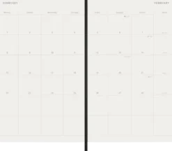 Kalender Moleskine MonthNote Black Soft Large 2027
