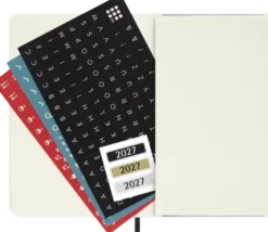 Kalender Moleskine Weekly Notebook Black Soft Pocket 2027