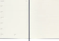 Kalender Moleskine Weekly Notebook Blue hard XL 2027