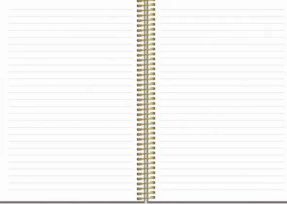 Kalender Organizer & Notes Vinröd 2026-2027