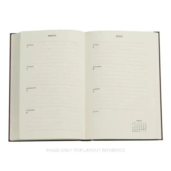 Kalender Paperblanks Maxi Horizontal Blue Luxe 2027