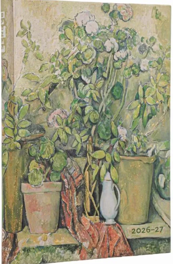 Kalender Paperblanks Midi Cezanne´s Terracotta Pots Horizontal 2026-2027