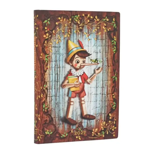 Kalender Paperblanks Mini Horizontal Carlo Collodi Pinocchio 2027