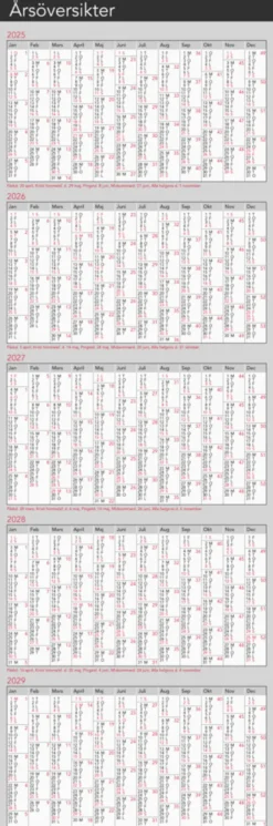 Kalender Årsblad 2026