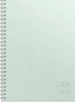 Kalender Senator A5 Textile grön 2026