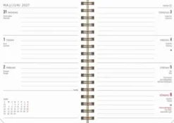 Kalender Senator A6 Textile senapsgul 2027