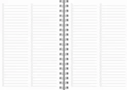 Kalender Senator A6 Textile svart 2026