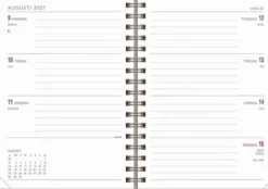 Kalender Senator A6 Twist brun 2027