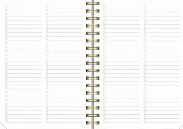 Kalender Senator A6 Twist rosa 2027