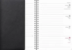 Kalender Senator A5 Twist svart 2027