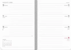 Kalender Senator A5 Twist svart 2026