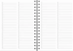 Kalender Senator A6 Twist svart 2026-2027
