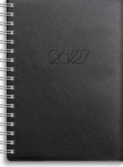 Kalender Senator A6 Twist svart 2026-2027