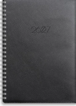Kalender Senator A5 Twist svart 2026-2027