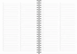 Kalender Senator A5 Twist svart 2026-2027