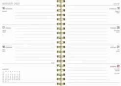 Kalender Senator A6 White 2027