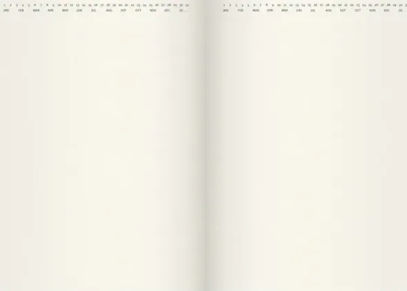 Kalender Stor Veckokalender Forma Deluxe svart 2027
