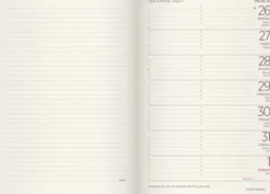 Kalender Stor Veckokalender Forma Deluxe svart 2027