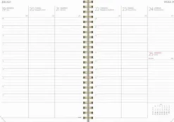Kalender Study A5 Twist mocca 2026-2027