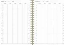 Kalender Study A5 Twist mocca 2026-2027