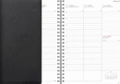 Kalender Study A5 Twist svart 2026-2027