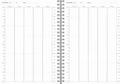 Kalender Study A5 Twist svart 2026-2027