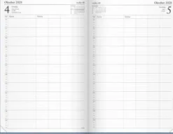 Kalender Tidjournal 2028 blå hård pärm