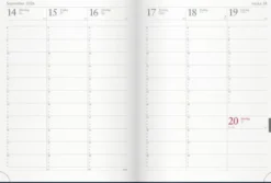 Kalender Veckojournal Mörkblå 2026