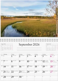 Kalender Väggficka 2026