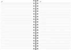 Kalender Weekly A6 Textile 2026 svart