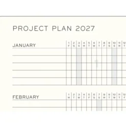 Kalender Weekly Planner/Notebook Soft 18m 26-27 A5 Dusty Rose