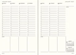 Kalender Week Planner hard 18m 26-27 A5 Sunflower